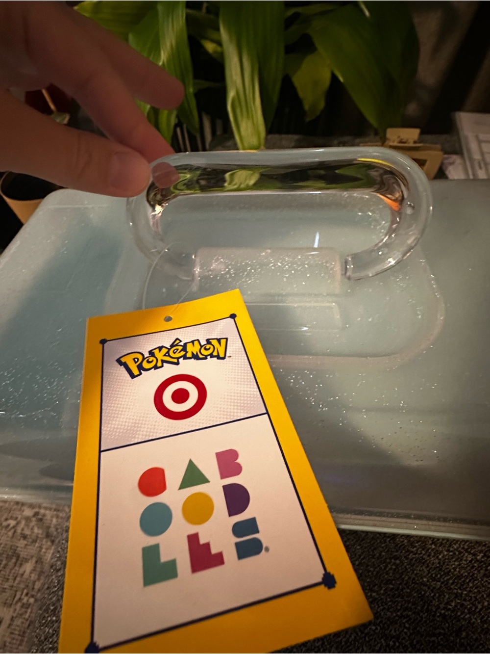 POKEMON x Target Limited Edition Caboodles Case Clear Sparkle/ Light Blue - Picture 2 of 5